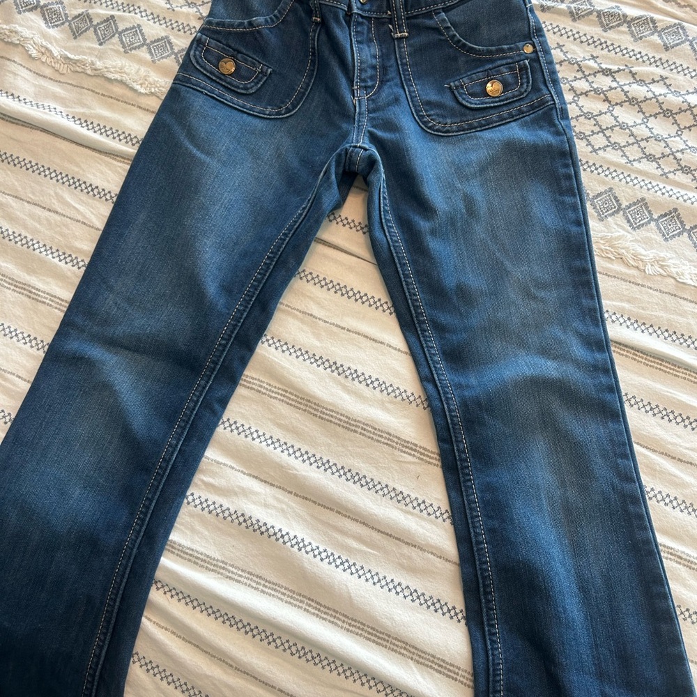 Old Navy Girls Flare Jeans in Deep Blue